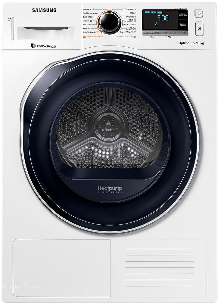 Замена устройств управления Samsung DV90M6200CW