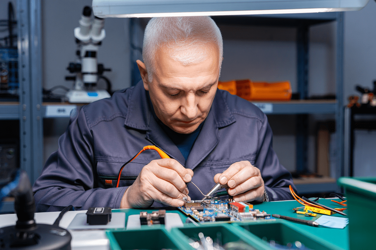 Процесс ремонта техники Samsung в samsungfixer